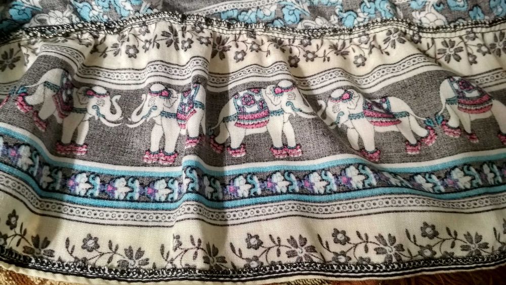 Юбка летняя длинная ярусная