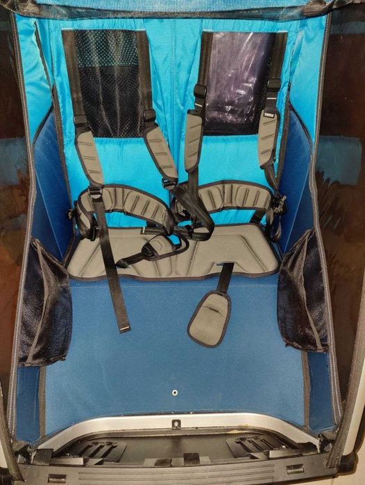 Reboque de bicicleta Thule Chariot 2 - Azul