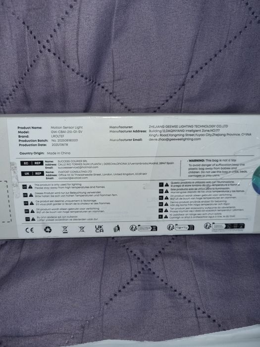 Lampki podszafkowe 2 sztuki