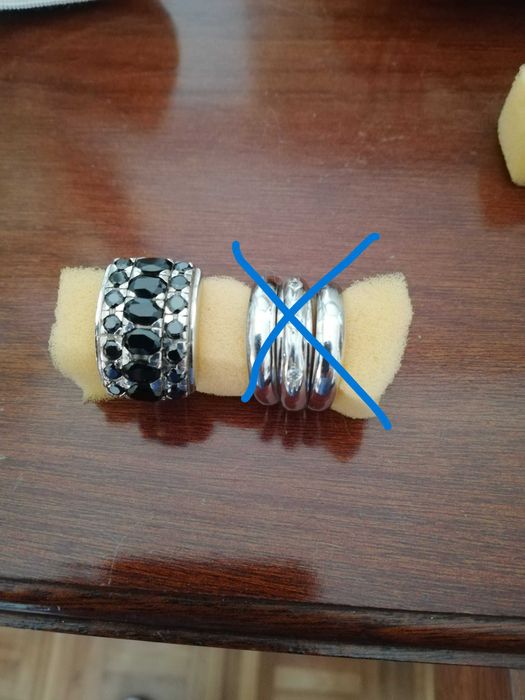 Aneis em prata medidas de 12 a 15 em Portugal