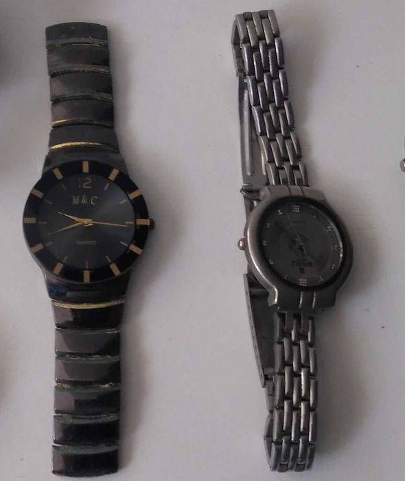 Часы мужские Quartz наручные разных марок 90- 2000-х годов