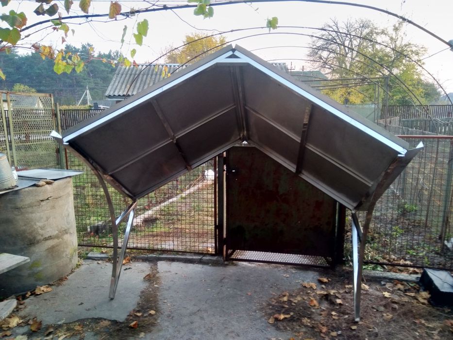 Продам козирьок з нержавіючої сталі