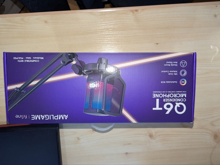 Мікрофон Fifine Q6T та aula f75