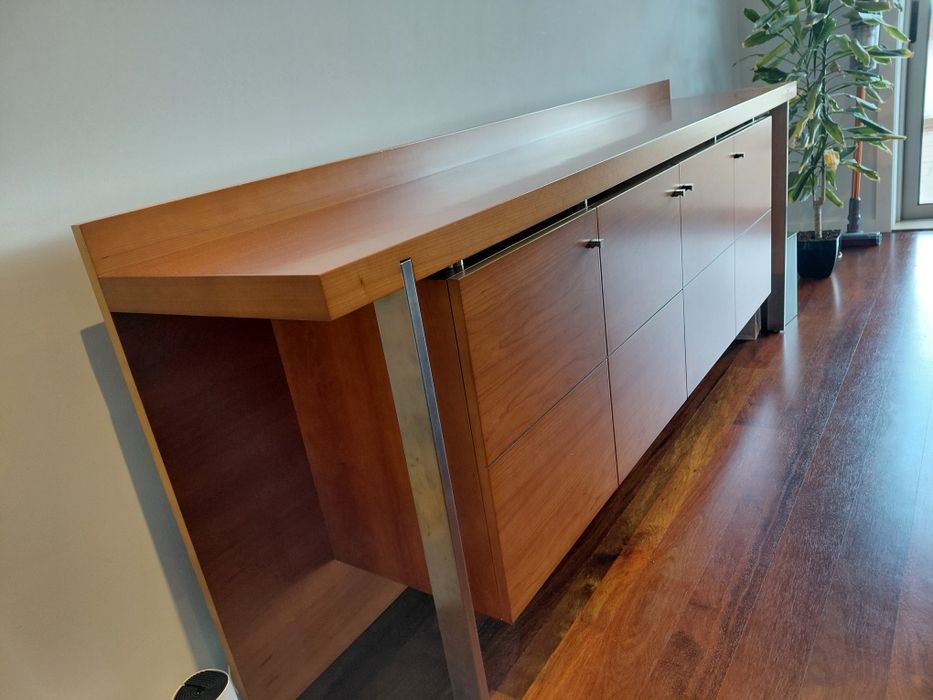 Movel tv e aparador cerejeira