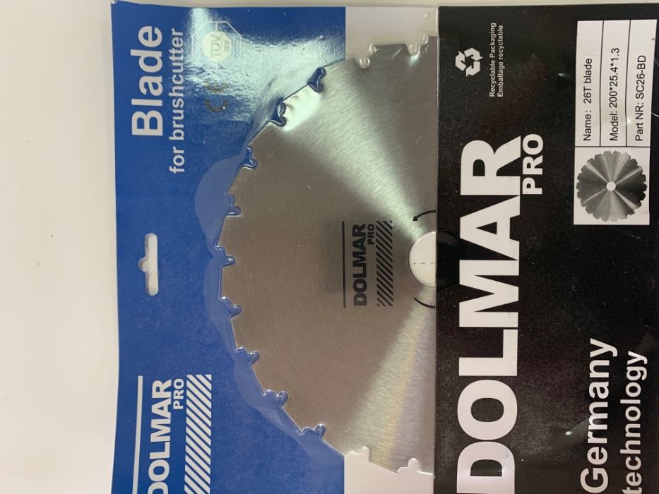 Ніж гнутий з переможною напайкою 40Т зубів для бензокоси