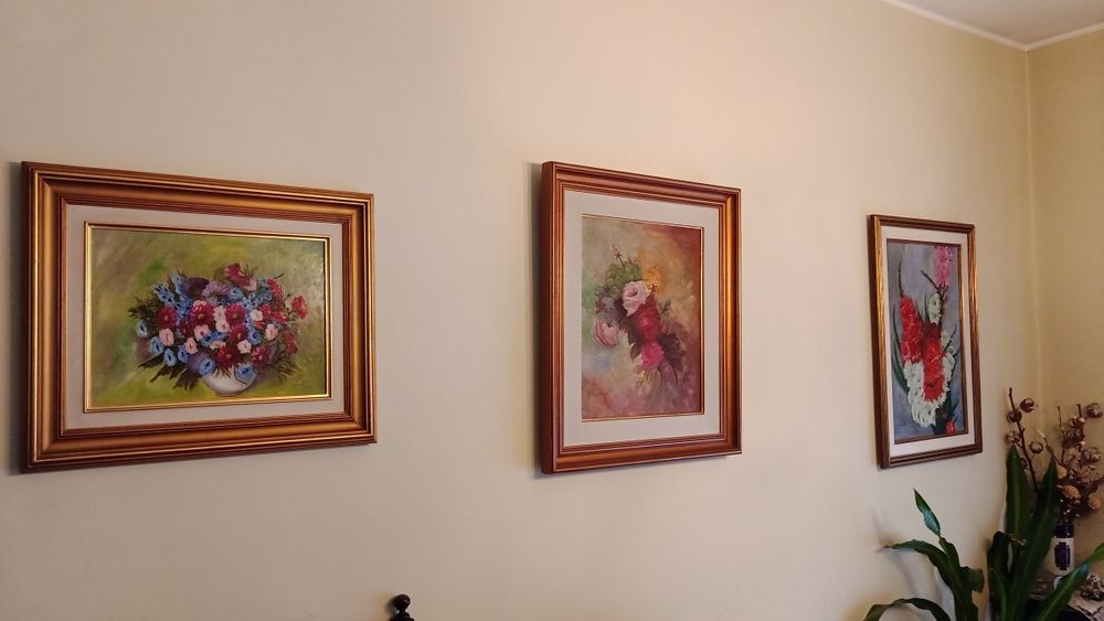 Pinturas diversas natureza morta