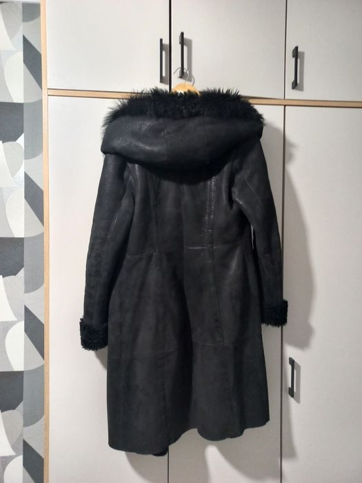 Натуральная дубленка р.44, s обмен