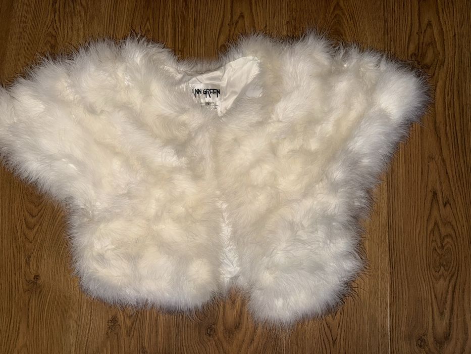 Futerko bolerko białe