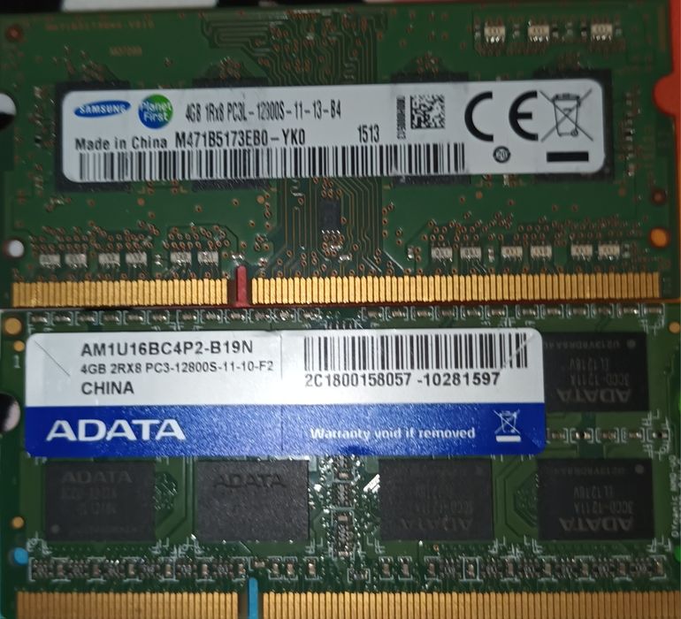 Sodimm DDR3  8GB. 2x4