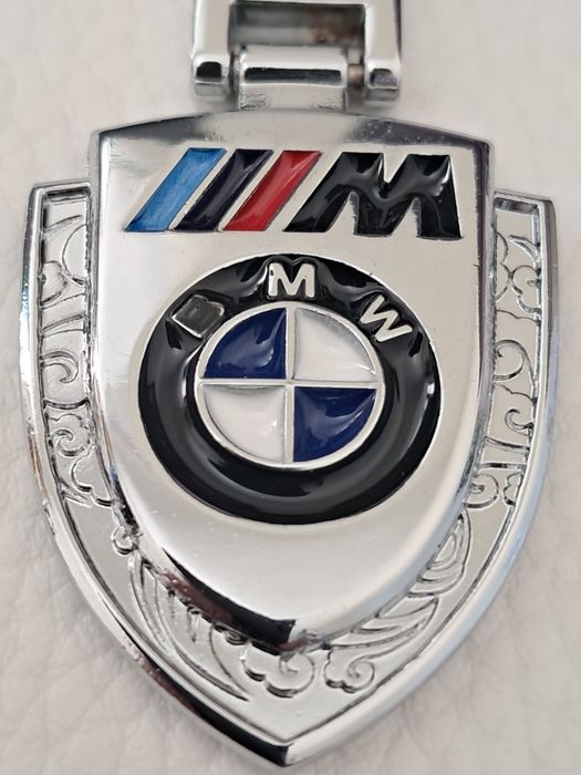 Porta-chaves BMW M Emblema Brasão (Novo / Selado)