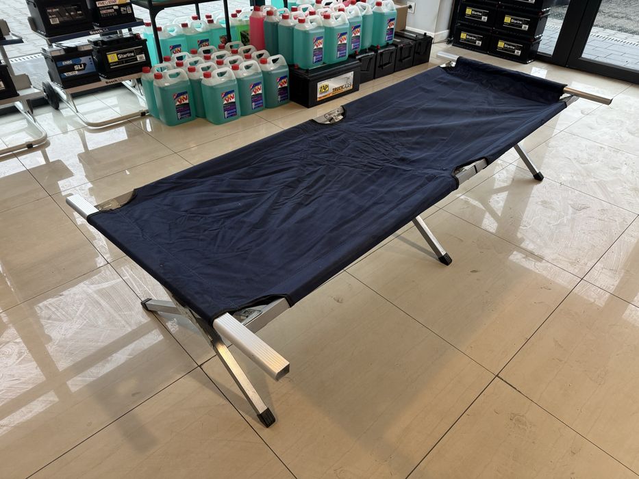Łóżko polowe turystyczne wedkarskie