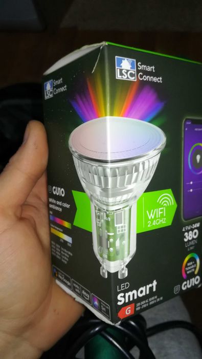 Żarówka Smart LED GU10 WiFi RGB LSC Connect – nowa