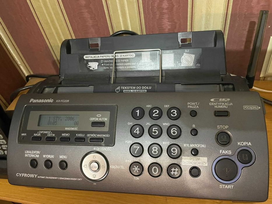 FAX z telefonem bezprzewodowym Phillips