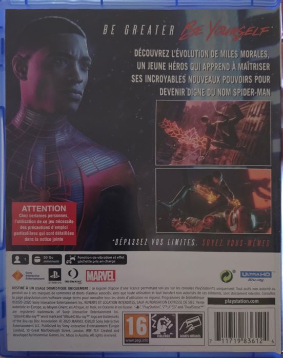 Spiderman Miles Morales Ps5
