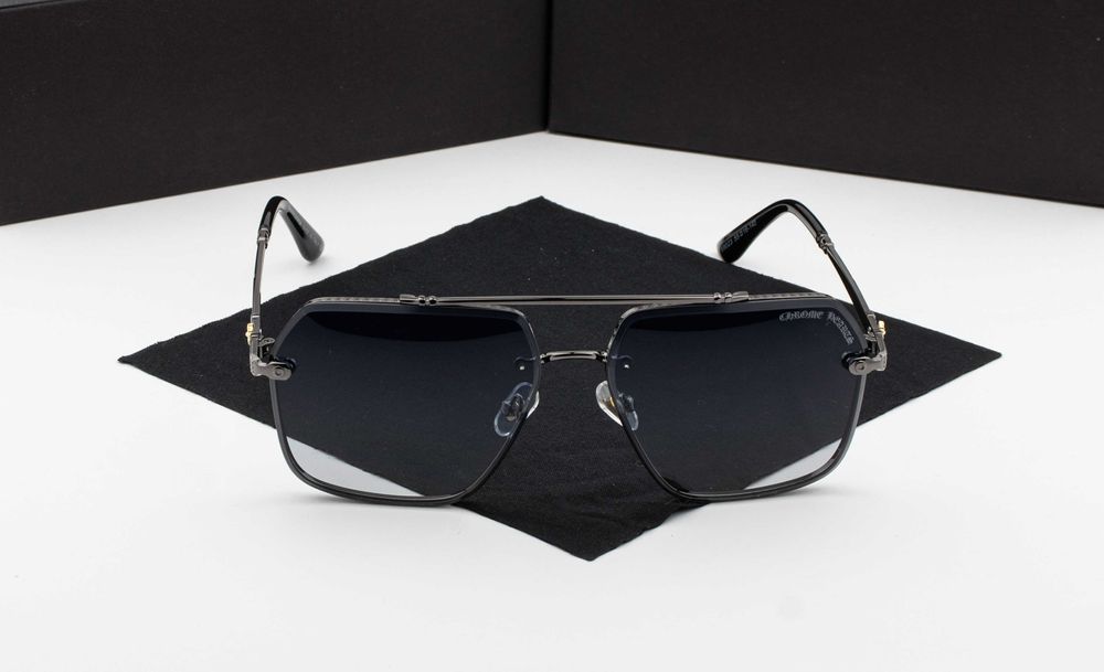 Чоловічі сонцезахисні окуляри Chrome Hearts | UV400 | розкіш і статус