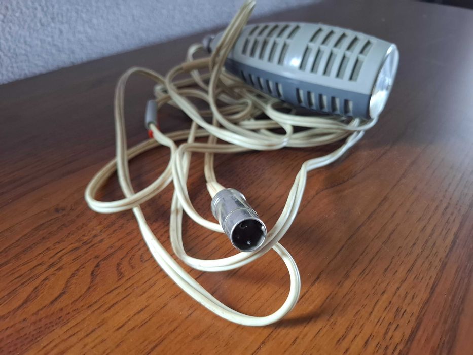 Stereo Rocket - stereofoniczny mikrofon dynamiczny Philips EL3752/00 Holandii lata 60. XX wieku.