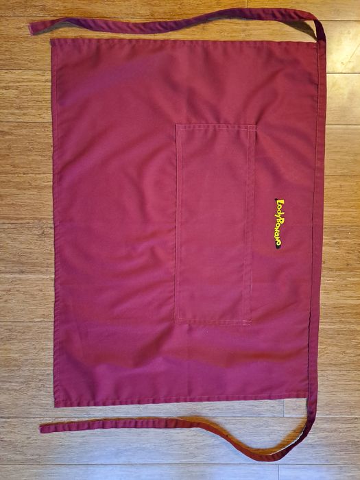 Fartuszek zapaska z nadrukiem i kieszonką