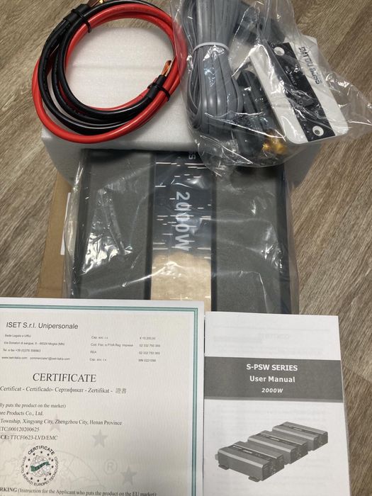 Автономный инвертор DATOUBOSS 2000W (модель PSW-2000) с чистой синусоидой.