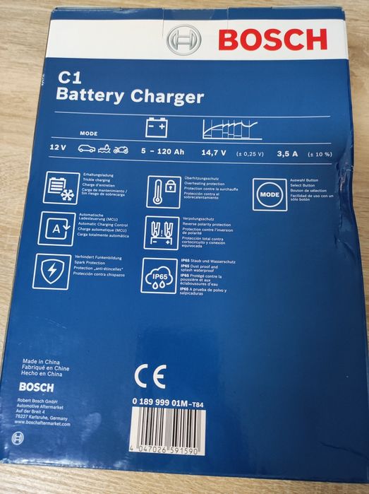 Carregador para bateria Bosch