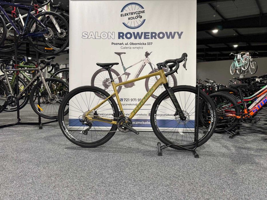 Rower Gravel KROSS Esker 6.0 Bra/Zie, rama M-19" (ul. Obornicka 337, Poznań)