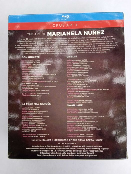Coleção DVDs Blue Ray de Ballet - Marianela Nuñez