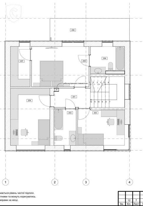 Сучасний будинок 175 м² з терасою та каміном у сосновому лісі.