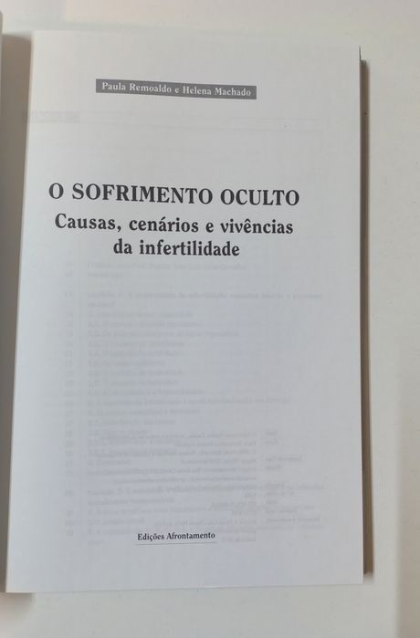 O sofrimento oculto: causas, cenários e vivências da infertilidade, de Paula Remoaldo e Helena Machado