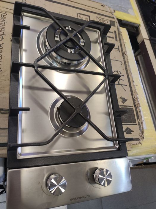 Варочная газовая поверхность GRUNHELM  нержавейка Турция