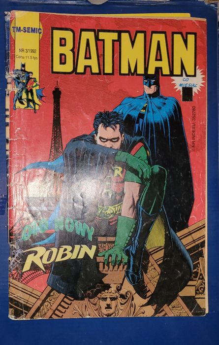 Batman oto nowy Robin nr 3/1992 TM-Semic