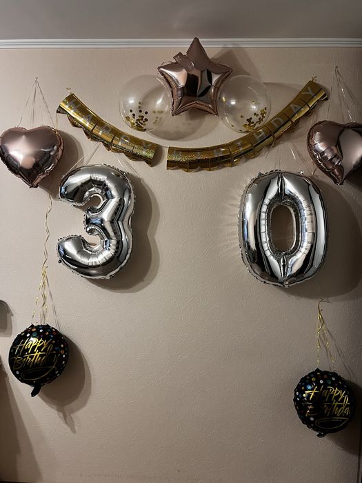 святкові кульки до дня народження, ціна за все