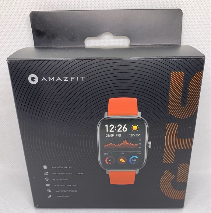 Amazfit GTS / gps+glonass / smartwatch / nowy / komplet / kolor Red