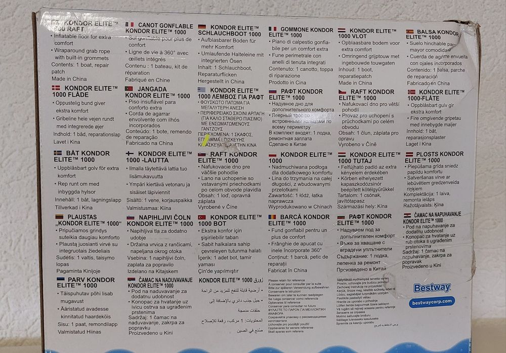 Barco insuflável Bestway ( ler anotações)