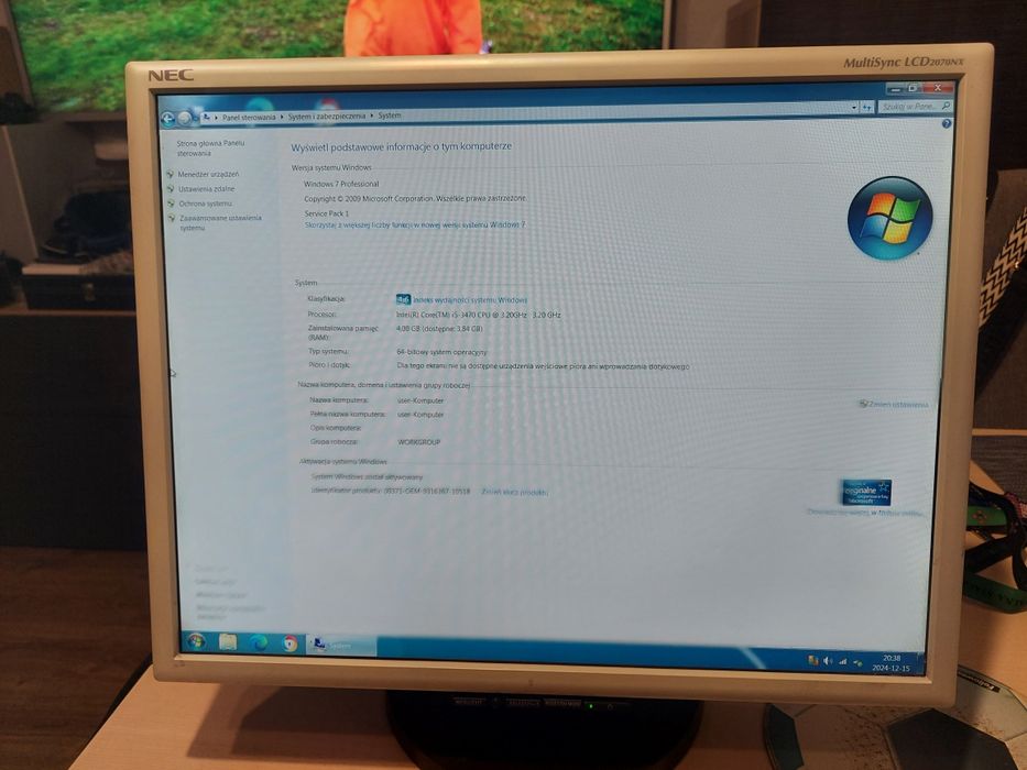 Zestaw komputerowy. Sprawny.