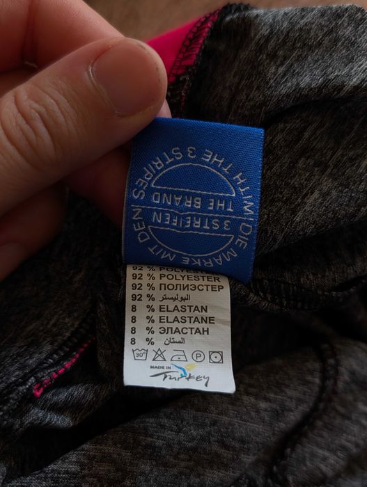 Spodnie legginsy młodzieżowe adidas