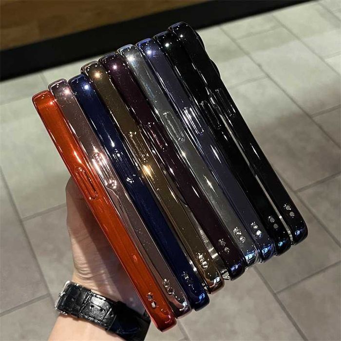 Зелений прозорий силіконовий магнітний чохол MagSafe лінзами на Айфон