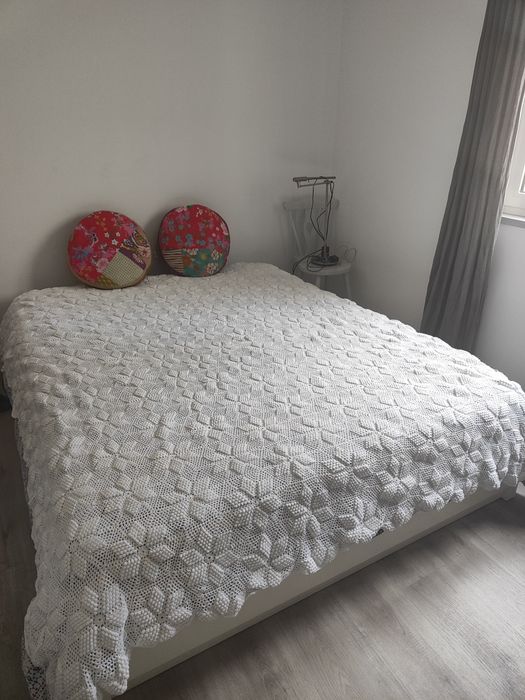 Colcha crochê casal. Handmade. Vintage.