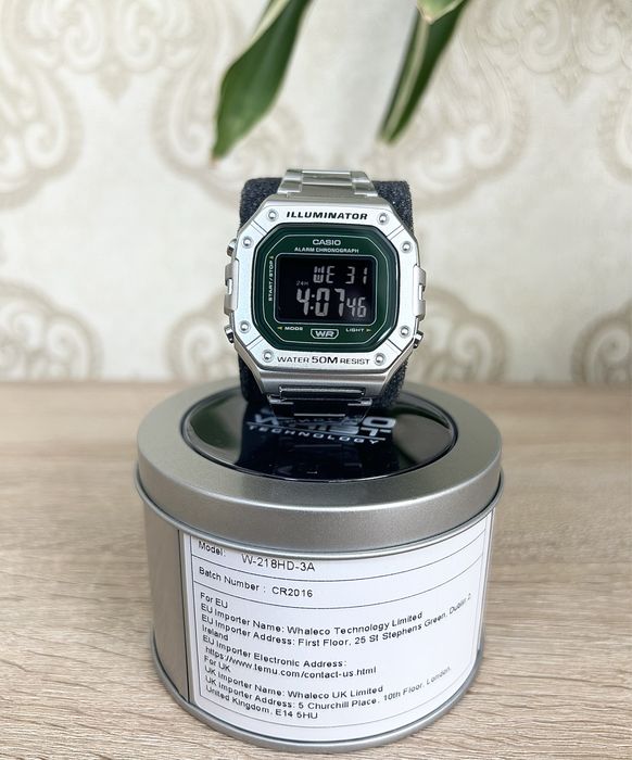 Оригінальний годинник Casio W-218HD-3A