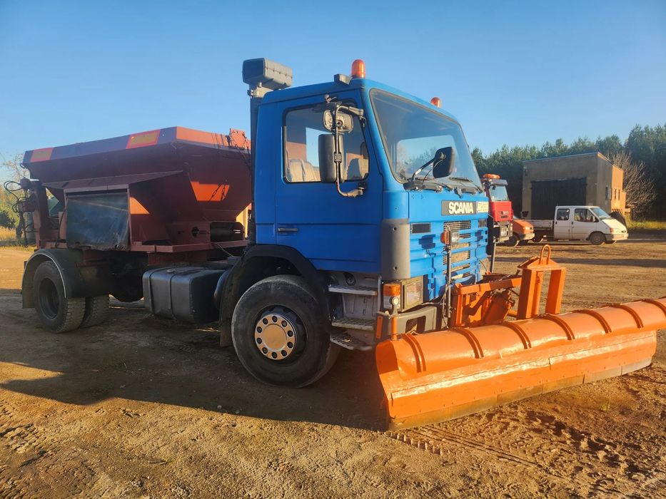 Scania P82  do zimowego utrzymania dróg