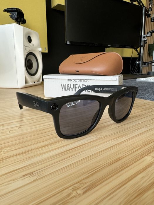 Okulary Ray Ban Meta Wayfarer L Matte Black