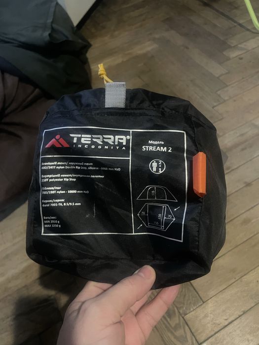 Палатка Terra Incognita Stream 2 (2+1) - ідеальний стан