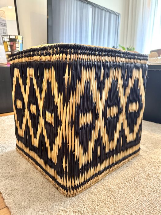 Banqueta de palha / Banco de palha Vime