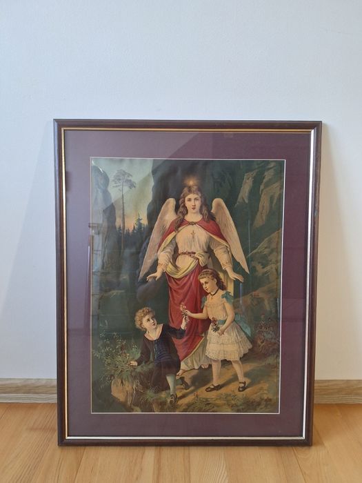 oddam obraz o tematyce religijnej anioł Passe-partout