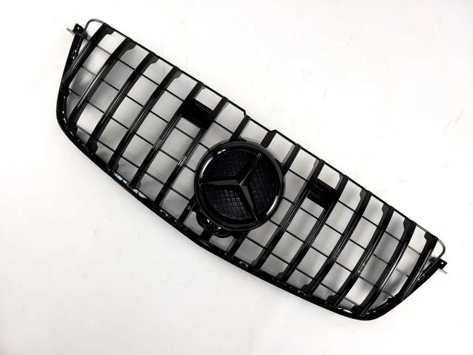 Решетка радиатора mercedes GL X166 2012-2015год. GT All Black & Chrome Black