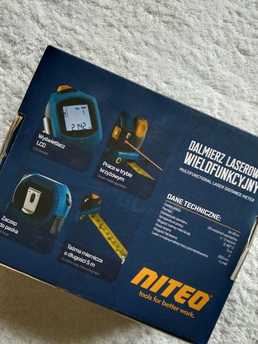 Dalmierz laserowy wielofunkcyjny niteo nowy
