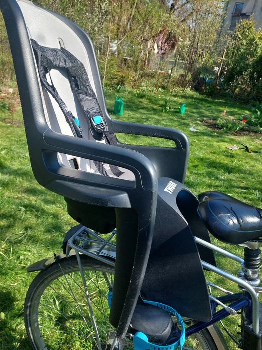 Fotelik rowerowy, Thule, ciemnoszary, dwa mocowania do rowerów