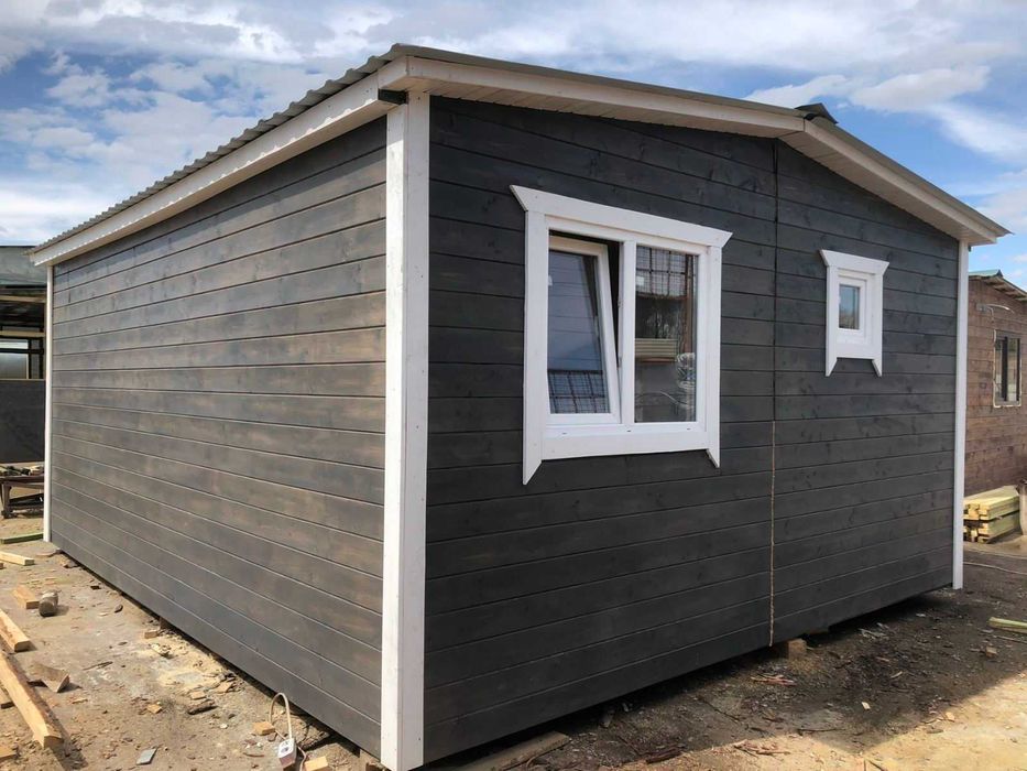 Модульний каркасний будинок садовий будинок 6х5 м -499000 грн Наявність.