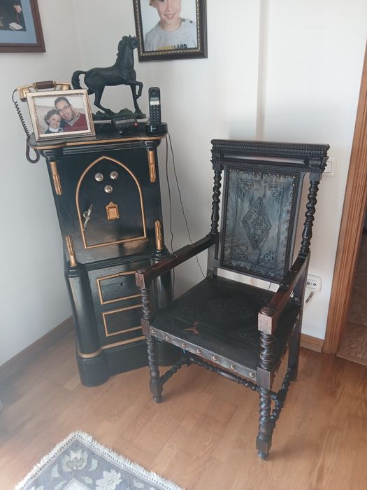 mobilia escritório antiga usada