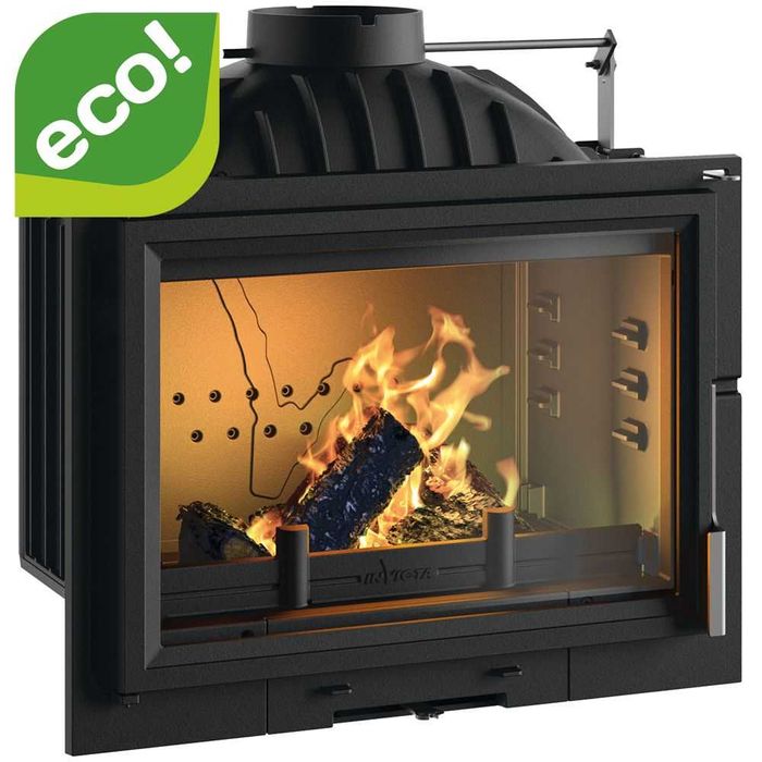 Kominek tanio i solidnie Ecoprojekt Żeliwo doprowadzenie powietrza