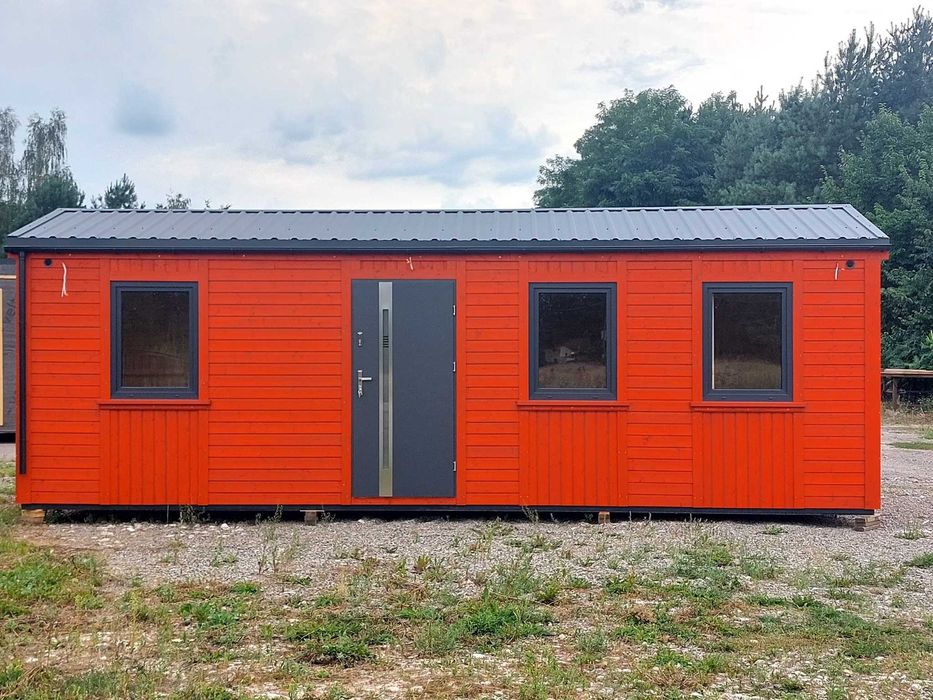 Domki drewniane 8mx3,2m ocieplone holenderskie, angielskie