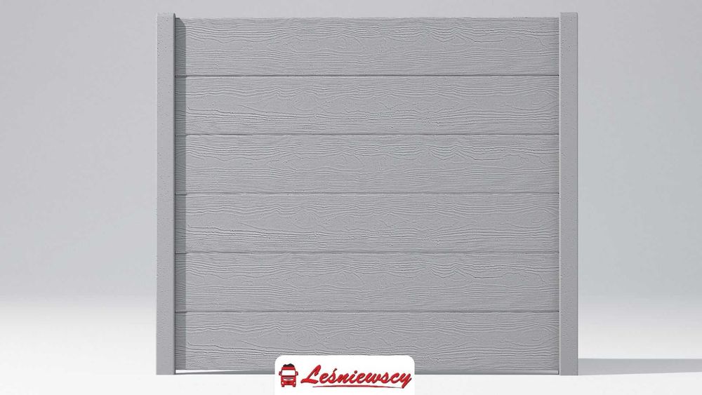 Ogrodzenie betonowe płyty palisadowe deska ogrodzenie posesji DREWBET